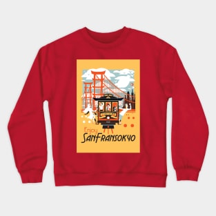 Enjoy San Fransokyo Crewneck Sweatshirt